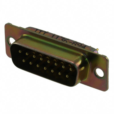 DAMM-15P-E by ITT Cannon, LLC - CONNECTOR D-SUB PLUG 15P PNL MNT SLDR