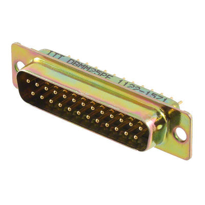 DBMM-25P-E by ITT Cannon, LLC - CONNECTOR D-SUB PLUG 25P PNL MNT SLDR