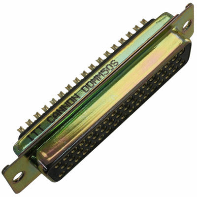 DDMM-50S by ITT Cannon, LLC - CONNECTOR D-SUB RCPT 50POS PNL MNT