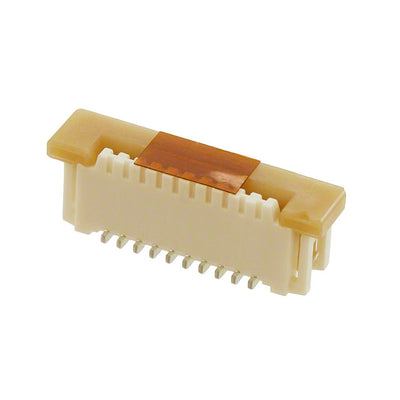 0526101075 by Molex - CONNECTOR FPC VERT 10POS 1MM SMD