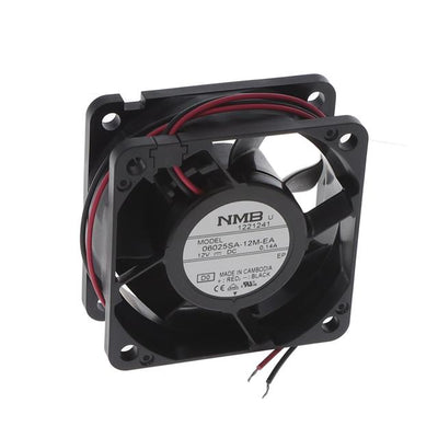 06025SA-12M-EA-D0 by NMB Technologies Corporation - FAN AXIAL 60X25MM 12VDC WIRE