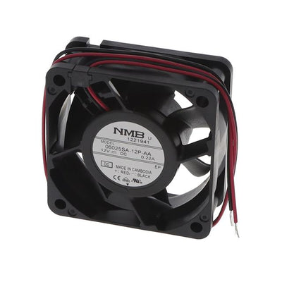 06025SA-12P-AA-D0 by NMB Technologies Corporation - FAN AXIAL 60X25MM 12VDC WIRE