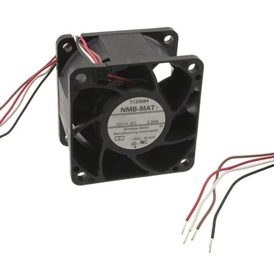 06038DA-12S-EU-D0 by NMB Technologies Corporation - FAN AXIAL 60X38MM 12VDC WIRE