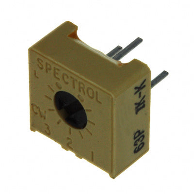 M63P102KB40 by Vishay Spectrol - TRIMMER 1K OHM 0.5W PC PIN SIDE
