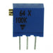 M64X104KB40 by Vishay Spectrol - TRIMMER 100KOHM 0.5W PC PIN SIDE