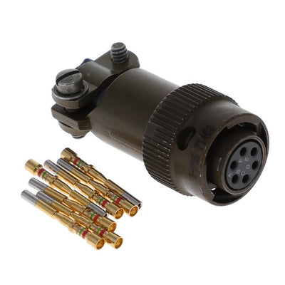 065073-0002 MS by ITT Cannon, LLC - CONNECTOR PLUG 6POS STRAIGHT W/SCKT