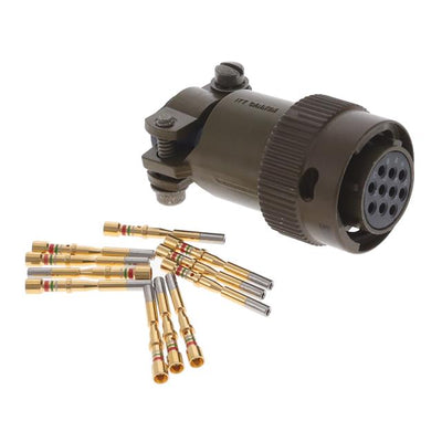 065074-0006 MS by ITT Cannon, LLC - CONNECTOR PLUG 10POS STRAIGHT W/SCKT