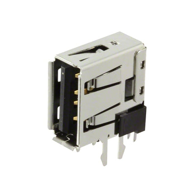 673298021 by Molex - CONNECTOR RECPT USB2.0 TYPEA 4POS R/A