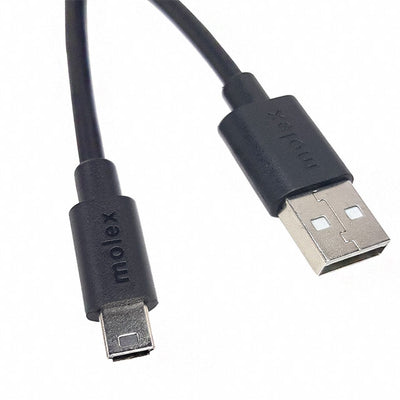 0687680404 by Molex - CABLE USB2.0 A PLG-MIN B PLG 3.28