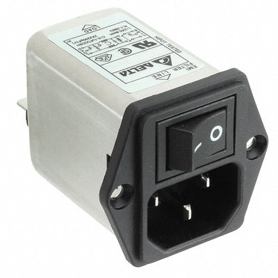 06BEEG3G-R by Delta Electronics - PWR ENT MOD RCPT IEC320-C14 PNL