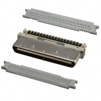 0714253001 by Molex - CONNECTOR VHDCI PLUG 68POS R/A IDC