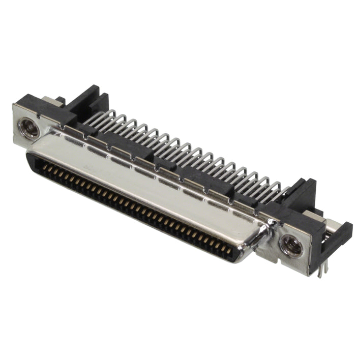 0714300013 by Molex - CONNECTOR VHDCI RCPT 68POS R/A SOLDER