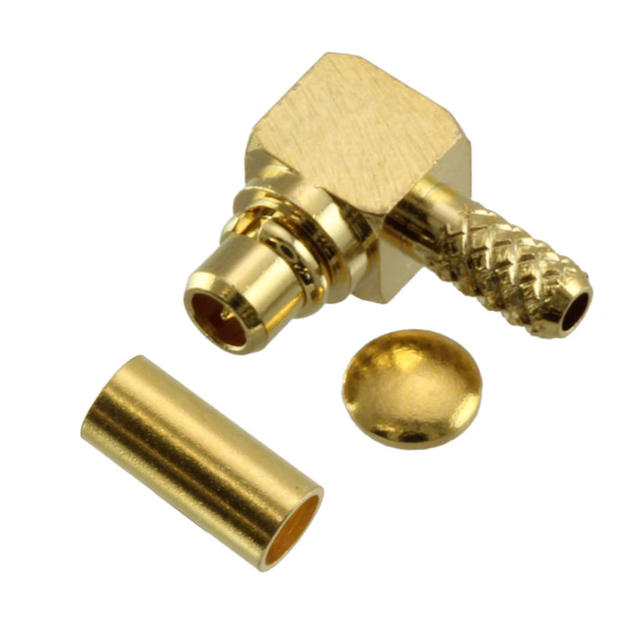 0734150950 by Molex - CONNECTOR MMCX PLUG R/A 50 OHM SOLDER