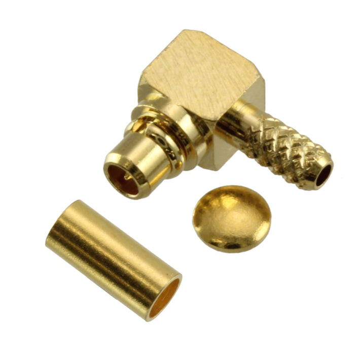 0734150951 by Molex - CONNECTOR MMCX PLUG R/A 50 OHM SOLDER