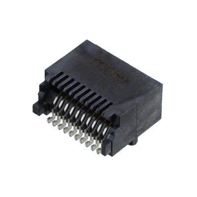 0744415010 by Molex - CONNECTOR SFP+ RCPT 20POS SLD R/A SMD
