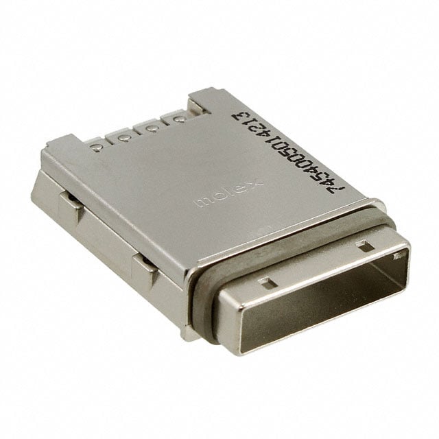 0745400501 by Molex - CONNECTOR EMI HSG FOR IPASS SERIES