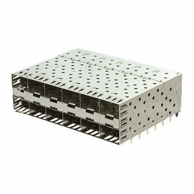 0754775001 by Molex - CONNECTOR SFP RCPT W/CAGE 2X6 240P RA