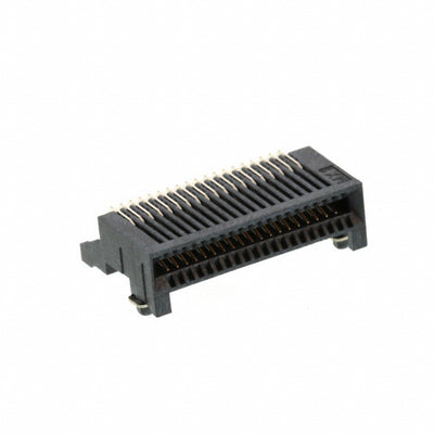 0755860104 by Molex - CONNECTOR MINI SAS RCP 38P SLD RA SMD