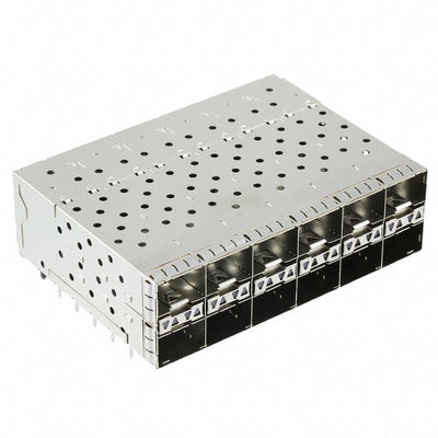 760485001 by Molex - CONNECTOR SFP+ RCP W/CAGE 2X6 240P RA