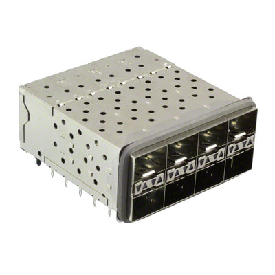 0760925003 by Molex - CONNECTOR SFP+ RCP W/CAGE 2X4 160P RA