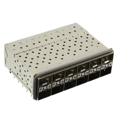 0760945002 by Molex - CONNECTOR SFP+ RCP W/CAGE 2X6 240P RA