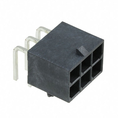 0768250006 by Molex - CONNECTOR HEADER R/A 6POS 5.7MM