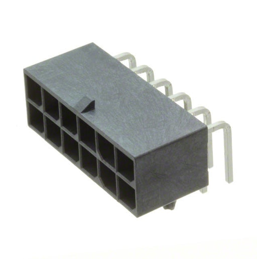0768250012 by Molex - CONNECTOR HEADER R/A 12POS 5.7MM