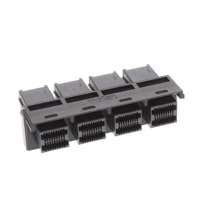 0768671013 by Molex - CONNECTOR MIN 2.0 SAS RCP 1X4 144P RA