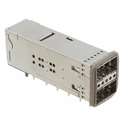 0768710005 by Molex - CONNECTOR QSFP+ RCP W/CAGE 2X1 76P RA