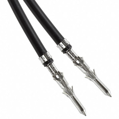 0797582026 by Molex - LEAD PIN-PIN 22AWG BLK 11.8"" TIN