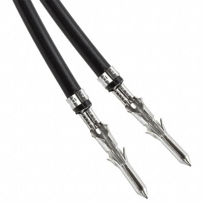 0797582025 by Molex - LEAD PIN-PIN 22AWG BLK 5.91"" TIN