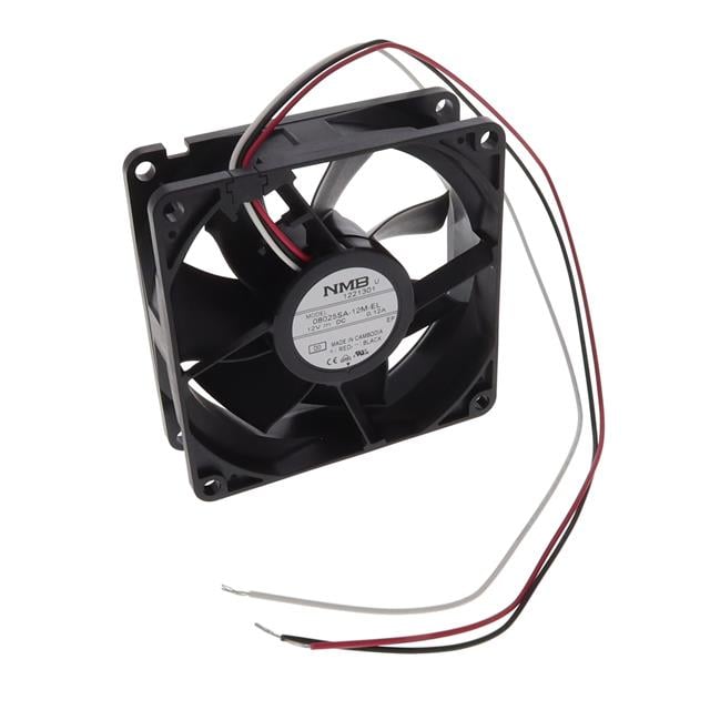 08025SA-12M-EL-D0 by NMB Technologies Corporation - FAN AXIAL 80X25MM 12VDC WIRE