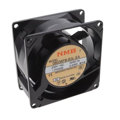 08038FB-B3L-EA-00 by NMB Technologies Corporation - FAN 80MM X 38MM 230VAC TERMINAL