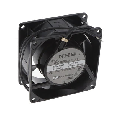08038PB-A1J-AA-00 by NMB Technologies Corporation - FAN 80MM X 38MM 115VAC WIRE