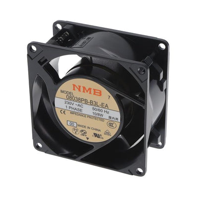 08038PB-B3L-EA-00 by NMB Technologies Corporation - FAN 80MM X 38MM 230VAC TERMINAL