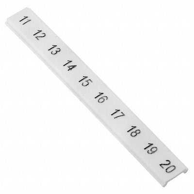 0808671:0011 by Phoenix Contact - ZACK STRIP 10-SECTION WHITE