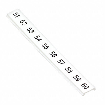 0808671:0051 by Phoenix Contact - ZACK STRIP 10-SECTION WHITE