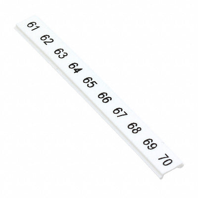 0808671:0061 by Phoenix Contact - ZACK STRIP 10-SECTION WHITE