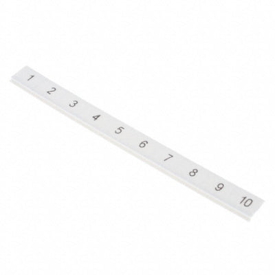 0808749:0001 by Phoenix Contact - ZACK STRIP 10-SECTION WHITE