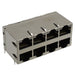 0810-2H4R-28-F by Bel Fuse Inc. - CONNECTOR JACK 8PORT 100 BASE-T PCB