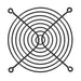 08129-02 by Qualtek - FAN GUARD 120MM METAL BLACK