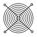 08130-02 by Qualtek - FAN GUARD 120MM METAL BLACK