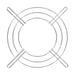 08190 by Qualtek - FAN GUARD 176MM METAL