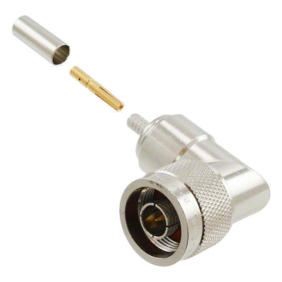 082-5374 by Amphenol RF - CONNECTOR N PLUG R/A 50 OHM CRIMP