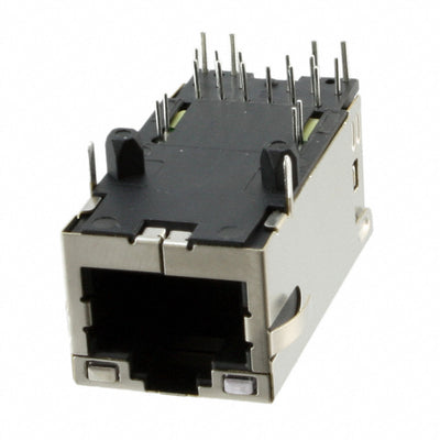 0826-1X1T-GH-F by Bel Fuse Inc. - CONNECTOR JACK 1PORT 1000 BASE-T PCB
