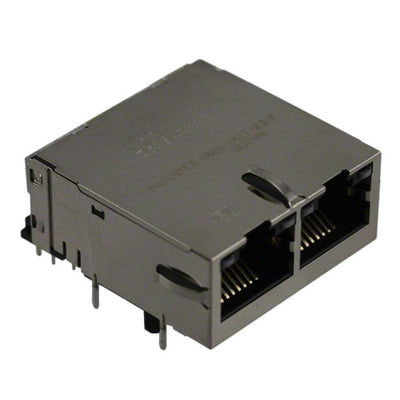 0826-1X2T-23-F by Bel Fuse Inc. - CONNECTOR JACK 2PORT 1000 BASE-T PCB
