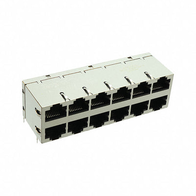 0833-2X6R-54-F by Bel Fuse Inc. - CONNECTOR JACK 12PORT 1000 BASE-T PCB