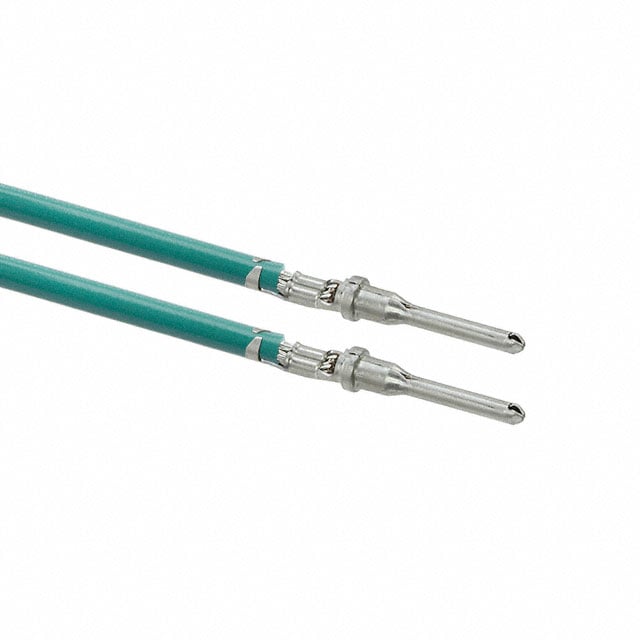 0845240004-02-G9-D by Molex - 2"" PRE-CRIMP A1857/19 GREEN