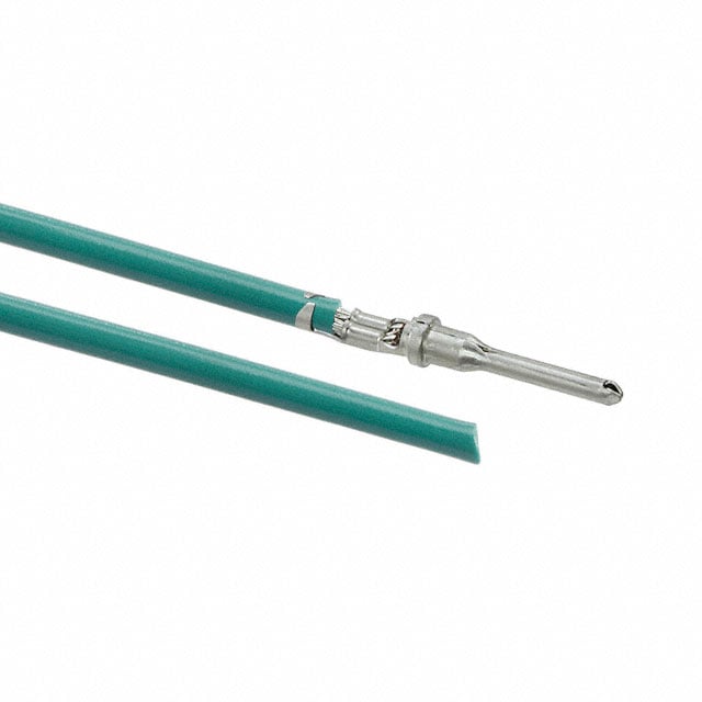0845240004-04-G9 by Molex - 4"" PRE-CRIMP A1857/19 GREEN