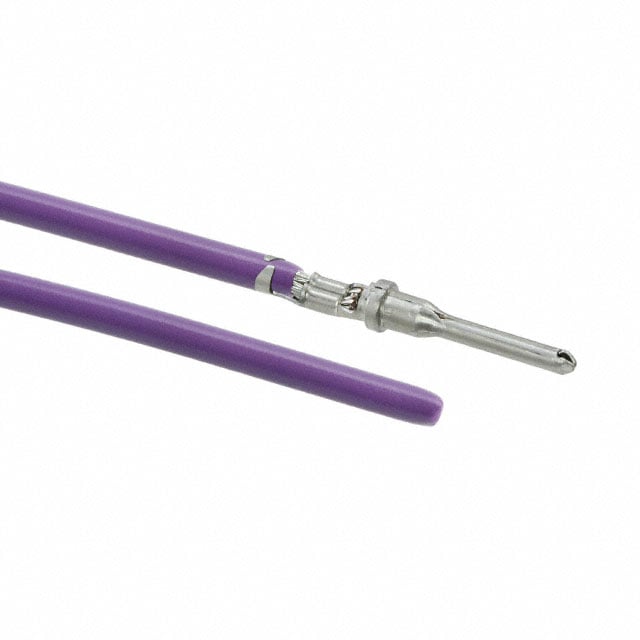 0845240004-02-V7 by Molex - 2"" PRE-CRIMP A1858/19 VIOLET